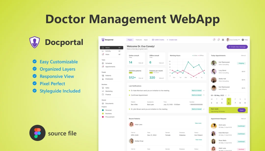 Docportal – Doctor Management WebApp